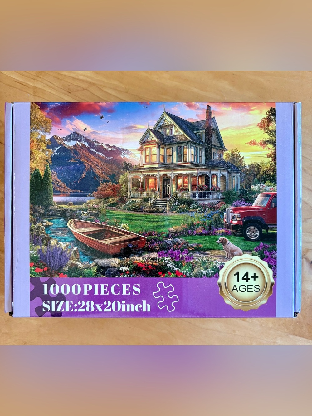 1000-Piece Scenic Cottage Puzzle
